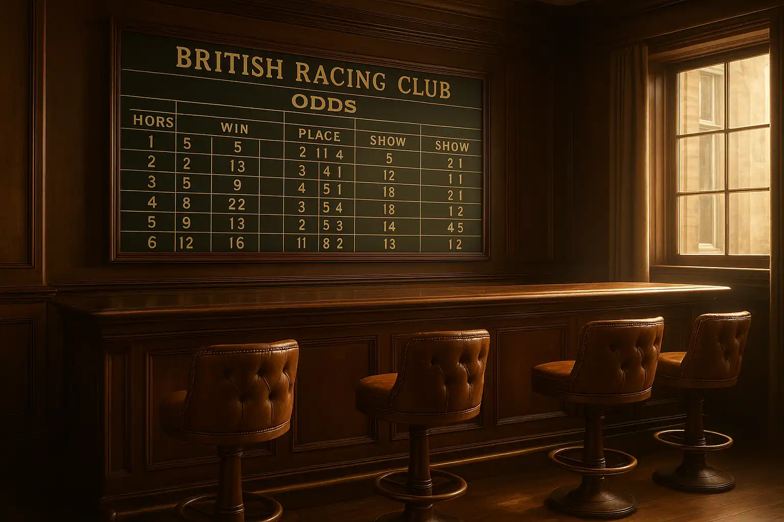 Sportsbook betting desk inside the TweedBet racing club